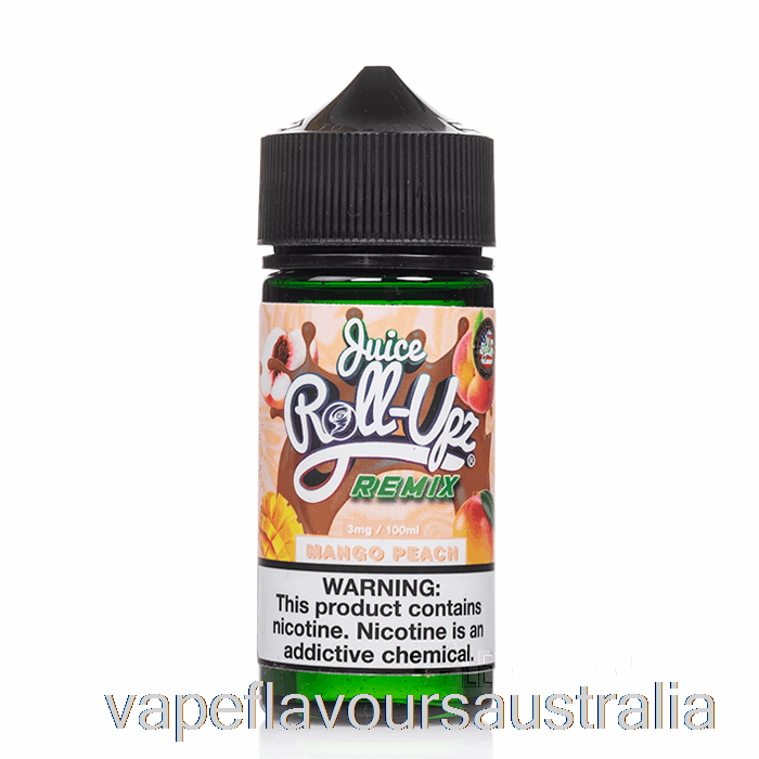 Vape Nicotine Australia Mango Peach - Juice Roll Upz Remix - 100mL 0mg